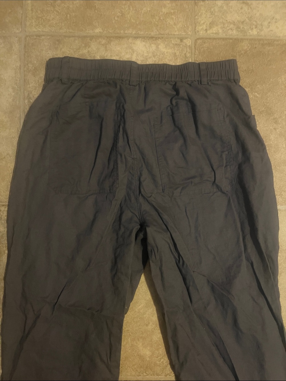 LINTICO Heidi Linen Cotton Simple Button Fly Trousers Euro Vacation Lightweight - Picture 7 of 11